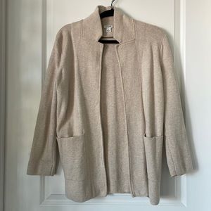 J Crew Factory sweater blazer. Size M. Tan.